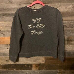 Jasmine and Ginger enjoy the little things sweatshirt